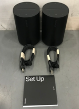 SONOS Era 100 - Wireless Smart Speaker 2-Pack Bundle w/ Bluetooth - Black - $384.99