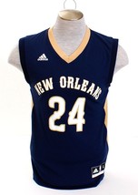 Adidas NBA New Orleans Pelicans Blue Hield Basketball Jersey Men&#39;s Small... - £41.44 GBP