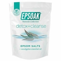 Epsoak Everyday Epsom Salts - 2 lbs. Detox + Cleanse Bath Salts - £10.47 GBP