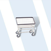 Large Capacity Front Load Laundry Cart, All Chrome  (200CSC) - £271.27 GBP