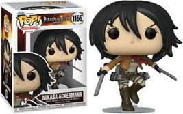 Attack On Titan Anime Mikasa Ackerman with Swords POP! Figure Toy #461 F... - £11.22 GBP