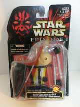 Star Wars Episode I Sith Accessory Set w Firing Backpack &amp; Droid Miss MO... - £11.57 GBP