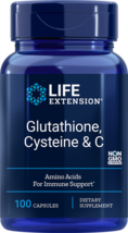 Life Extension GLUTATHIONE C CYSTEINE 100 750 MG VegCaps - $16.34