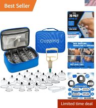 Cupping Warehouse 20 Poly Cups Professional Cupping Set, Cupping Kit for... - $118.78