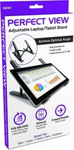 Perfect View Adjustable Laptop and Tablet Stand - Folds &amp; Expands for Travel New - £8.69 GBP