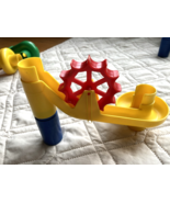 Discovery Toys Marbleworks Marble Run Yellow Paddle Wheel Part Piece - $20.10 CAD