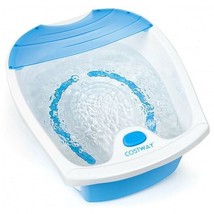 Foot Spa Bath with Bubble Massage-Blue - Color: Blue - £88.13 GBP