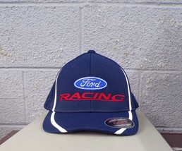 Flexfit Ford Racing Embroidered Hat Cap Cobra Mustang Boss 302 429 Torino GT New - £20.30 GBP