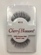 Cherry Blossom Eyelashes Model# 213 100% Human Hair Black 1 Pair Per Each Pk - £1.50 GBP+