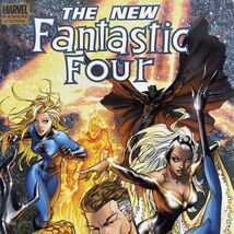 The New Fantastic Four Marvel Turner Cover  Dwayne McDuffie Hardcover 2007 - $14.24