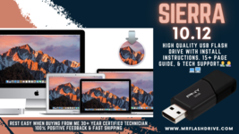 Mac OS X Sierra 10.12 Bootable USB Flash Drive Install Upgrade Repair Recover - £23.90 GBP
