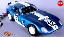 Rare Htf Key Chain Ring Blue 64/1965 Shelby Cobra Daytona Custom Limited Edition - £38.29 GBP