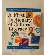 A First Dictionary of Cultural Literacy by E. D. Hirsch Jr. Scholastic 1998 - £7.46 GBP
