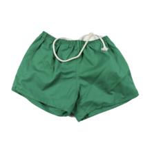 NOS Vtg 80s Youth Size 18 Blank Running Jogging Soccer Shorts Green Cott... - $450.66 MXN