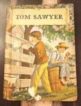 Tom Sawyer by Samuel Clemens Rand McNally 1938 Illustrated Hardcover Book - $4.95