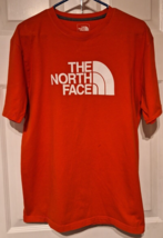 The North Face Mens Crew Neck Cotton T-Shirt Half Dome Logo Size Large - $13.10