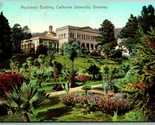 Machinery Building California University Berkeley CA UNP Unused DB Postc... - $6.88