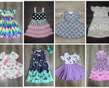 NEW Boutique Baby Girls Dress Lot Size 6-12 M Mermaids Tie Dye Unicorn Tutu - £32.16 GBP