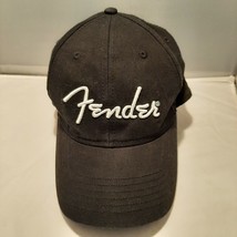 Fender Guitars Snapback Cap Hat Embroidered Black Music Cotton Play Fun ... - £17.67 GBP