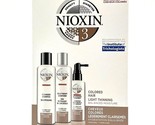 Nioxin Colored Hair Light Thinning Balanced Moisture #3 Kit - £31.61 GBP