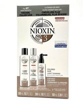 Nioxin Colored Hair Light Thinning Balanced Moisture #3 Kit - £31.11 GBP
