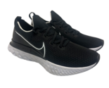 Nike Men’s React Infinity Run Athletic Running Sneakers Black/White Size... - $142.49