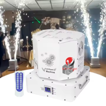 Wedding 1300W Double 360 Moving Head DMX Fireworks Fountain Cold Spark M... - $793.90