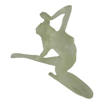 Vintage Mirage Ltd. Bohemia NY Acrylic Frosted Lucite Nude Sculpture Clear - £109.03 GBP