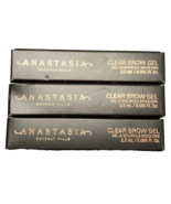 3x Anastasia Beverly Hills Clear Brow Gel Mini Travel 0.085 fl oz/2.5ml ... - $26.94 CAD
