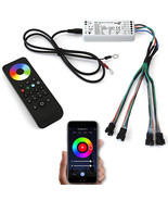 Bluetooth iOS Android RGB RGBW LED Color Change Module &amp; Remote w/ Snap ... - £44.99 GBP