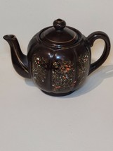 Japanese 1940&#39;s Teapot Vintage Handpainted Moriage Pottery - £22.41 GBP