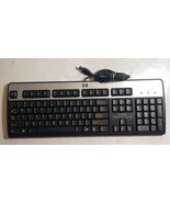 HP Wired USB Keyboard Black/Silver 104-Key KU-0316 - $19.16 CAD