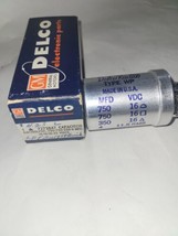  Gm Delco 7273847 Radio Capacitor 750-750-350-4 Mfd. 16-16-16-32 Volt 1959 Buick - £31.92 GBP