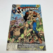 Vintage DC Comics Superman Man of Steel Issue 6 Comic Book Wedding Day? KG - £9.49 GBP