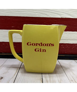 Vintage Gordon&#39;s Gin Pitcher Jug Ceramic By Wade England Retro Collectible - $33.66