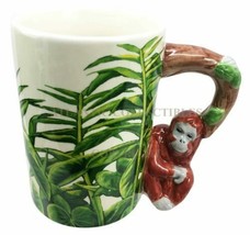 Tropical Rainforest Orangutan Ape 12oz Ceramic Mug Coffee Cup Home &amp; Kit... - £15.97 GBP