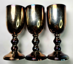 W&amp;S Blakinton 1865 Silver Plate Shot Glass Goblet 3.5&quot; Silver Plate Pati... - $29.99