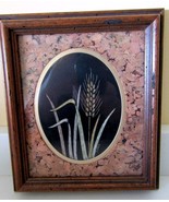 #2 Original Vintage Sharon Wald Scratchboard Etching Framed~Matted/Cork~... - $101.24