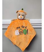 Baby Starters Halloween Lovey Rattle Security Blanket Bear My First Boo ... - £13.17 GBP