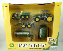 Ertl John Deere 5 Piece Farm Toy Tractor Set - New in Box - £50.20 GBP