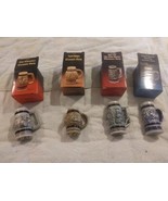 4 Vintage 1982-83 Avon  Small 5&quot; Ceramic Stein With Box 4 Different Coll... - $9.49