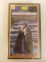Un Ballo In Maschera The Metropolitan Opera VHS Video Cassette Brand New Sealed - £19.74 GBP