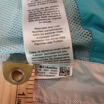 Columbia RL0176 Women's OutDry Turquoise/Gray Nylon Rain Jacket Hooded Chest 38" image 6