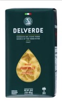 Delverde Italian dry pasta Farfalle 1 Lb (PACKS OF 12) - £38.73 GBP