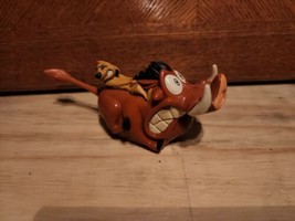 Burger King Disney Lion King Timon &amp; Pumba toy 1994 Figure Figurine Pull... - $5.57