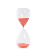 Bey Berk 90-Minute Crystal Sand Timer with Red Orange Sand - £54.30 GBP