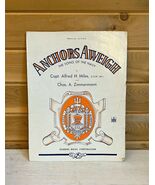 Antique Sheet Music Anchors Aweigh Navy Song March 1943 Vintage - €28,65 EUR