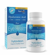 HylaVision Eye Health Supplements: Hyaluronic Acid, Lutein and Zeaxanthin Die... - £24.77 GBP