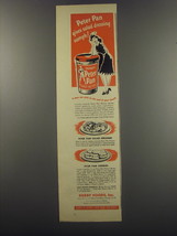 1944 Derby's Peter Pan Peanut Butter Ad - Peter Pan gives salad dressing oomph - $18.49
