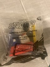 Famous Author Snoopy Type Write Bag Charm 2018 McPlay McDonald’s Happy M... - $4.90